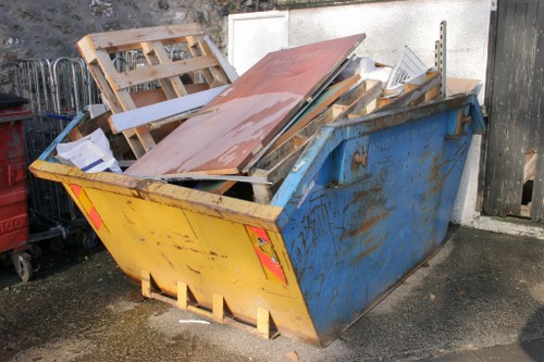Satisfied business owner after office clearance